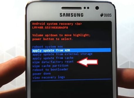 Appliquer la mise à jour depuis l'option ADB dans Samsung Galaxy