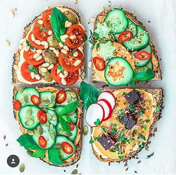 idées de photos d'été pour sandwich instagram