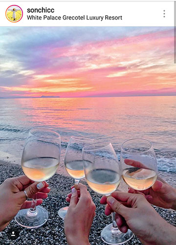 idées de photos d'été pour le vin de mer instagram