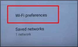 Préférences Wi-Fi