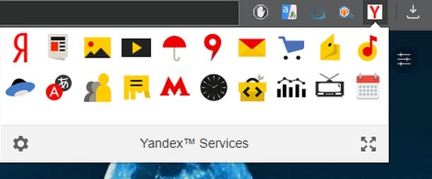 Services Yandex