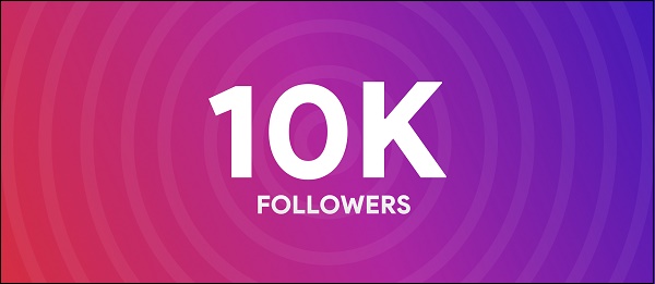 10 mille abonnés Instagram