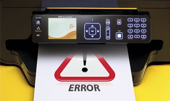 Nous corrigeons l'erreur lors de l'installation de l'imprimante sur un PC utilisateur