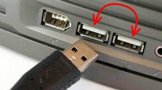 Changer de port lors de l'insertion USB